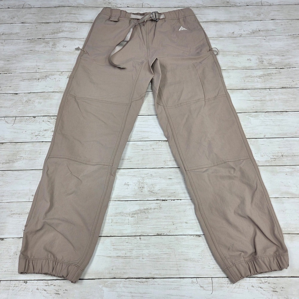 Nike ACG NRG Trail Pants Hiking Women XS Khaki CV0660-245 Belted